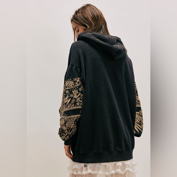 Free People Encrusted Sweatshirt/Hoodie - Picture 6 of 9